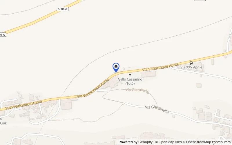 Mappa della zona: Via XXV Aprile, 92100 Agrigento AG, Italia, Agrigento, Agrigento