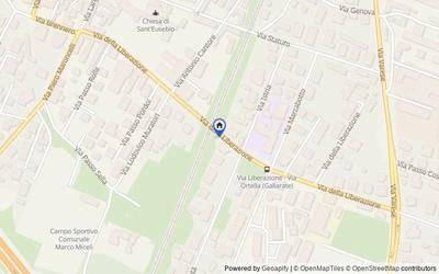 Mappa della zona: Via della Liberazione, 21013 Gallarate VA, Italia, Gallarate, Varese