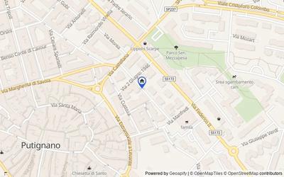 Mappa della zona: Via XXV Aprile, nc, 70017, Putignano, Bari