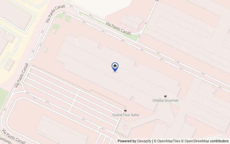 Mappa della zona: via Paolo Canali n. 8, 40127, Bologna, Bologna