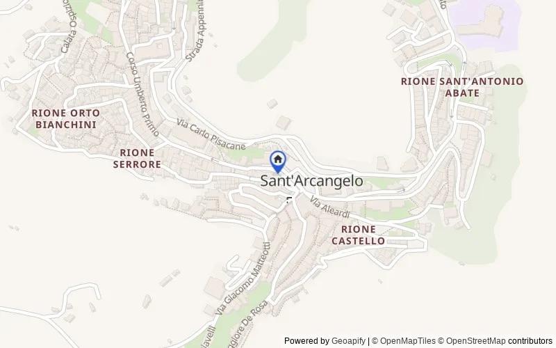 区域地图：Corso Umberto I, 7, 85037 Sant'Arcangelo PZ, Italia, Sant'Arcangelo, Potenza