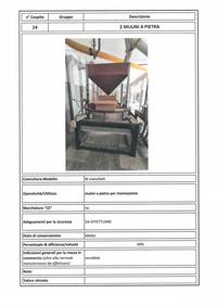 2 mulino a pietra IB Manufatti + Cassoni di riposo da bagnatura.