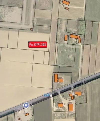 Lotto G) Quota di 1/3 (un terzo) della proprietà su appezzamento di terreno a Novi di Modena (MO), via Torino.
