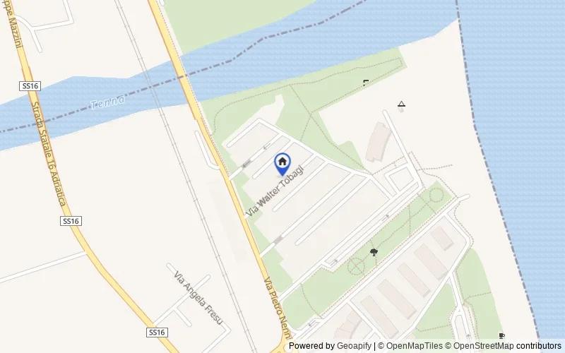 Mappa della zona: Via Walter Tobagi, 10, 63900 San Tommaso Tre Archi FM, Italia, 63900, Fermo, Fermo