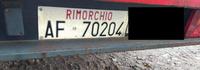 Rimorchio marca LONGO mod. B750, matricola...