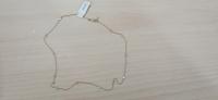 - COLLANA IN ORO GIALLO 750 E ZIRCONI CON CARTELLINO GR....