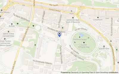 Mappa della zona: Via IV Novembre, 62100 Macerata MC, Italia, 62010, Appignano, Macerata