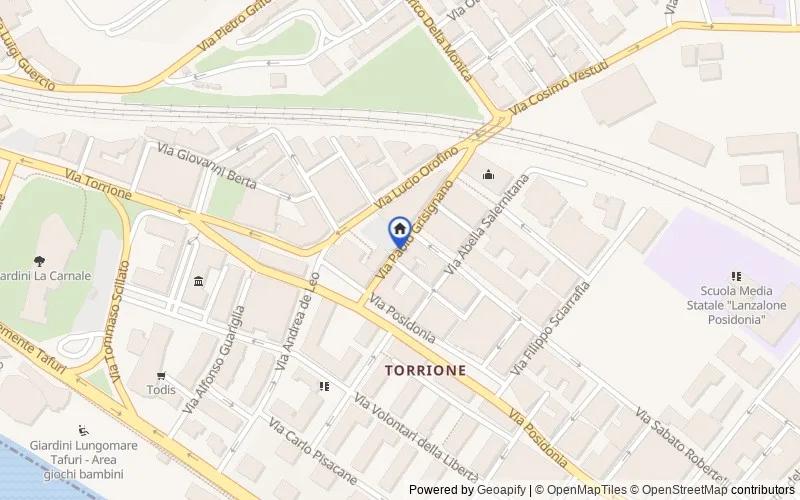 Map of the area: Via Paolo Grisignano, 12, 84127 Salerno SA, Italia, Salerno, Salerno