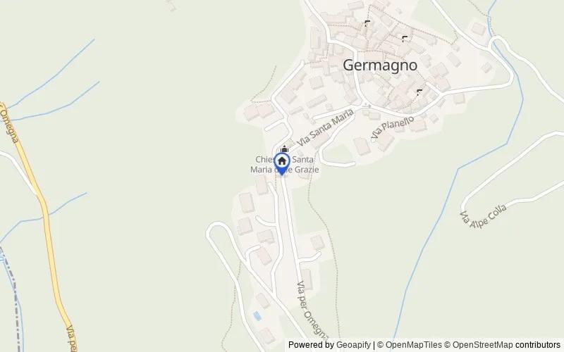 Mappa della zona: Via Omegna, 28887 Germagno VB, Italia, Germagno, Verbano-Cusio-Ossola