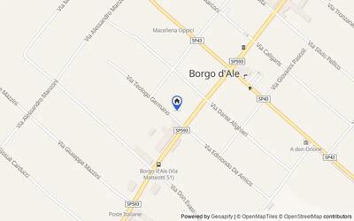 Mappa della zona: Via Teologo Germano, 4, 13040 Borgo d'Ale VC, Italia, 13040, Borgo d'Ale, Vercelli