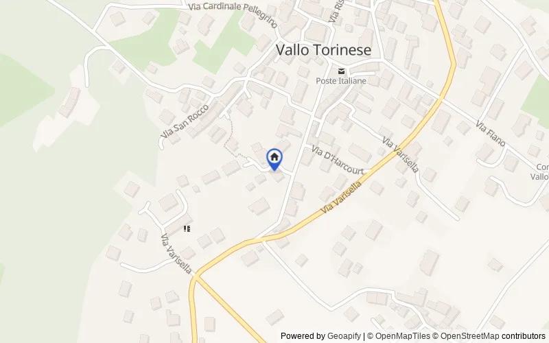 Mappa della zona: Via Roma, 26, 10070 Vallo Torinese TO, Italia, Vallo Torinese, Torino