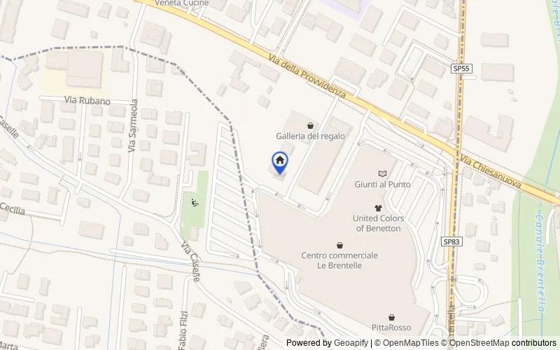 Map of the area: Via della Provvidenza, 5, 35030 Sarmeola PD, Italia, 35030, Rubano, Padova
