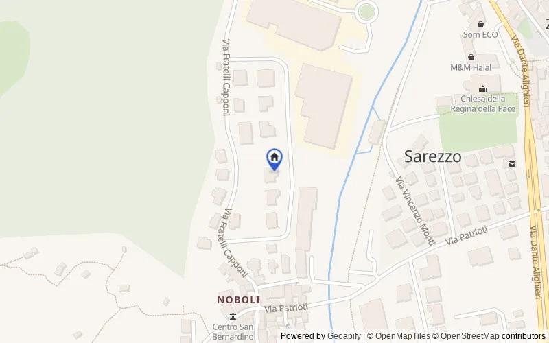 Mappa della zona: Via Fratelli Capponi, 26, 25068, Sarezzo, Brescia