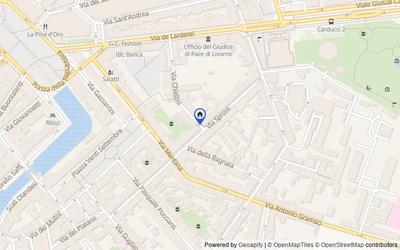 Mappa della zona: Via Chiellini, 55, 57125 Livorno LI, Italia, Livorno, Livorno