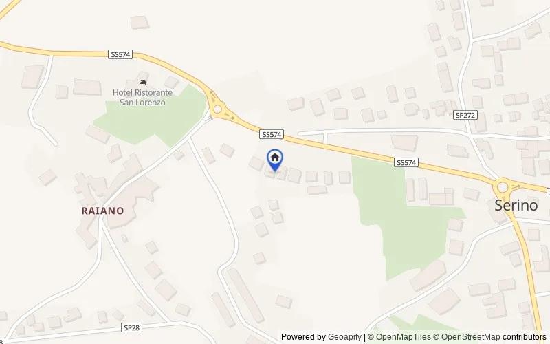 Mappa della zona: Via Terminio, 52, 83028 Sala AV, Italia, Serino, Avellino