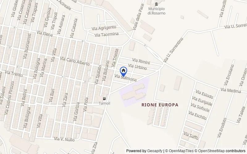 Map of the area: alla Via Sulmona, n. 4, 89025, Rosarno, Reggio di Calabria