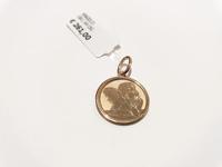 (Lotto n.1805) un ciondolo in oro giallo 18 kt con...