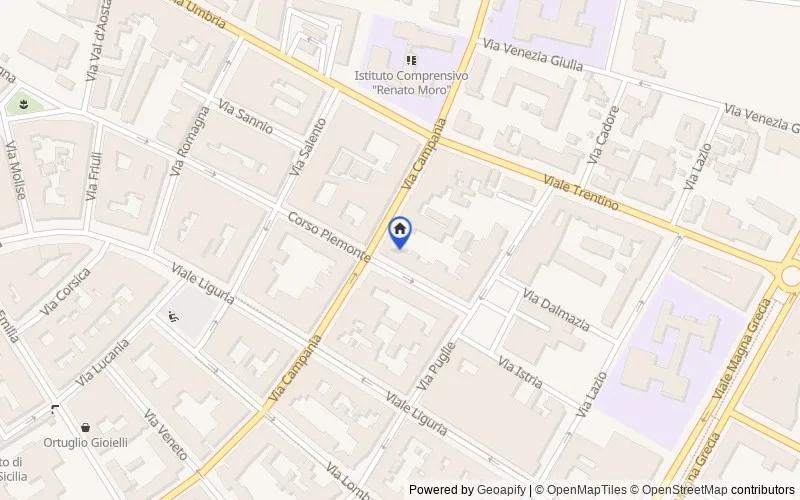 Mappa della zona: Corso Piemonte, 105, 74121 Taranto TA, Italia, Taranto, Taranto