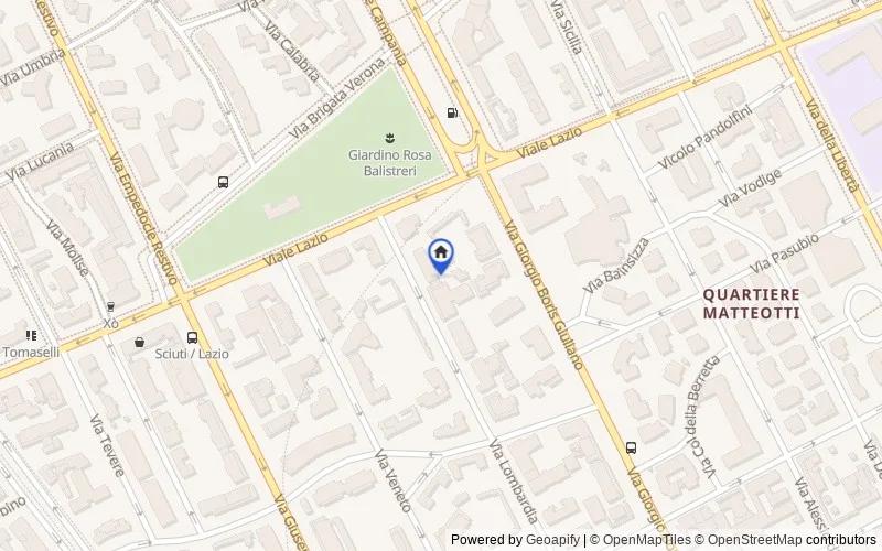 Mappa della zona: Via Lombardia, 25, 90144 Palermo PA, Italia, Palermo, Palermo