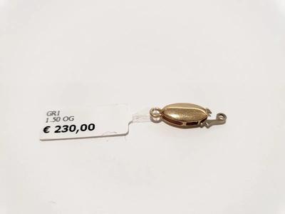 (Lotto n.1879) una chiusura per collana in oro giallo 18 kt priva di marchio gr. 1,50