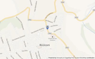 Mappa della zona: Località Barbara, 89016, Rizziconi, Reggio di Calabria