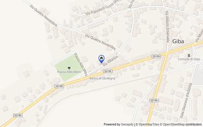 Mappa della zona: Via Villarios, 7, 09010 Giba SU, Italia, 09010, Giba, Sud Sardegna