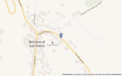 Mappa della zona: Via Albugnano, 14020 Berzano di San Pietro AT, Italia, Berzano di San Pietro, Asti