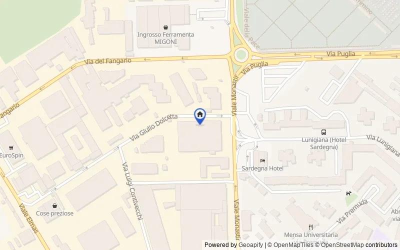 Mappa della zona: Via Giulio Dolcetta, 23, 09122 Cagliari CA, Italia, 09122, Cagliari, Cagliari