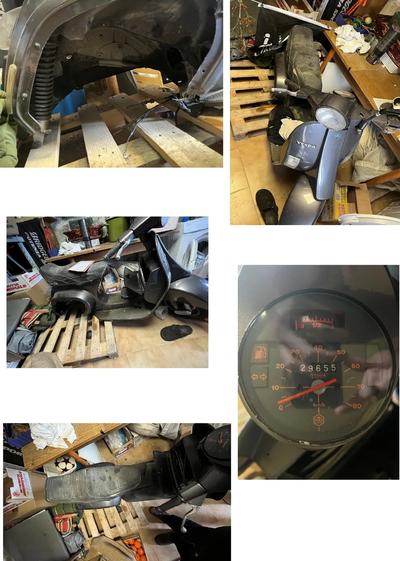LOTTO 4 – PIAGGIO VESPA 50 N RIPORTANTE TARGA X9HN6B TELAIO N.0034345...