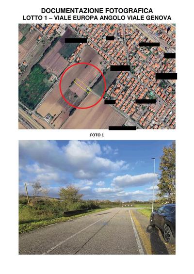 100% intera proprietà di Terreni facenti parte del comparto PP1a e PP1b della superficie commerciale di 3.760 mq, siti in Mondolfo, Viale Europa- Via Genova snc