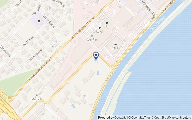 Mappa della zona: Via Giuseppe Mercalli, 2, 09129 Cagliari CA, Italia, 09125, Cagliari, Cagliari