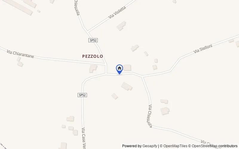Mappa della zona: Localita' Pezzolo, Via Chiesuola, 48026, Russi, Ravenna