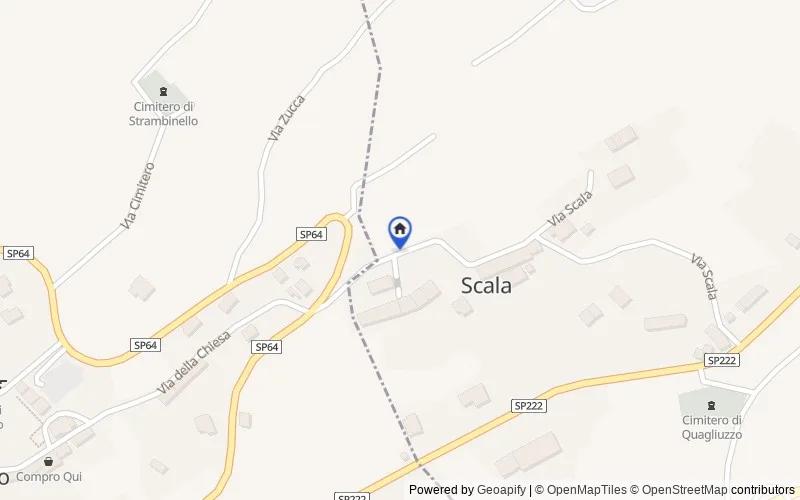 Mapa de la zona: Via Scala, 19, Quagliuzzo, Torino